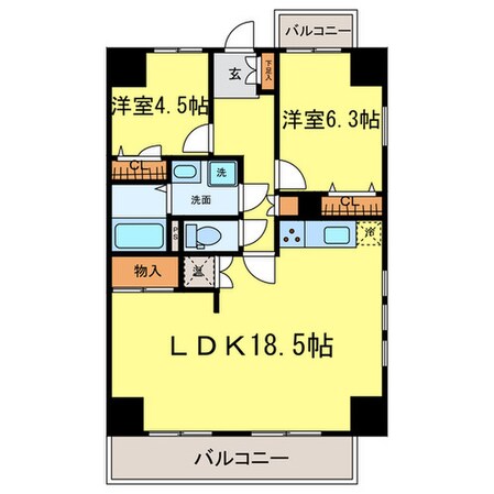 Casa VERDEの物件間取画像